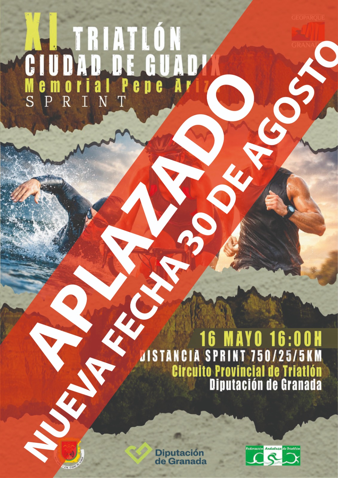 XI TRIATL�N CIUDAD DE GUADIX  Memorial "Pepe Ariza"